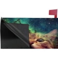 thumbnail image 3 of Coolnut Mailbox Covers, Magnetic Standard Size Space Cats Seasonal Mail Wraps for Home Outdoor Decor, 20.7"x18.03", 3 of 5