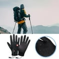thumbnail image 5 of USB Heating Gloves with Touchscreen Function, Warm Fleece Lining, Anti-Slip Grip for Cycling Skiing Hiking, Rechargeable Hand Warmer, 5 of 9