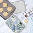 thumbnail image 5 of Yayeee Pot Holders Kitchen Heat Resistant with Pockets 7"x9.8" Cotton Oven Cooking Hot Pads, Blue Hydrangeas Pattern, 5 of 7