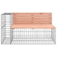 thumbnail image 2 of vidaXL Garden Bench with Gabion Basket Solid Wood Douglas, 2 of 5