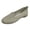 Light Green, variant on Rokment Womens Slip on Socks Walking Shoes Penny Loafers Comfortable Travel Casual Flat Lightweight Knit Low Heels Driving Boat Oxfords Beige Size 6.5