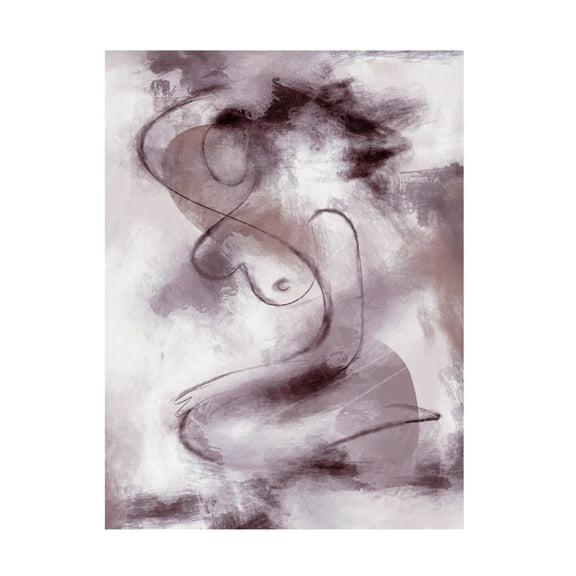 Trademark Fine Art Pictufy Studio II WOMAN FIGURATIVE ABSTRACT Canvas Wall Art