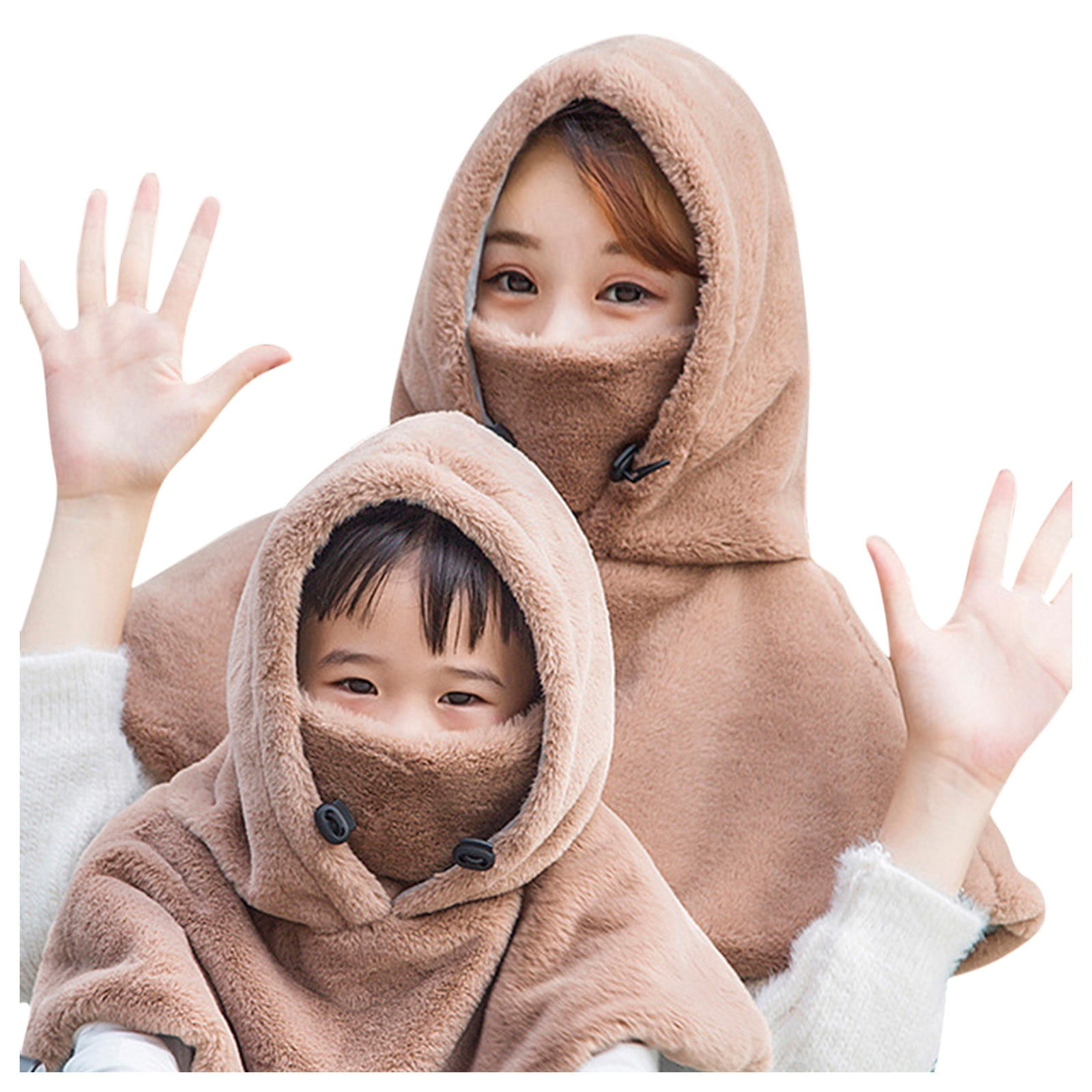 TAIAOJING Winter Beanie Hats for Men Women Face Headgear Bib Outdoor