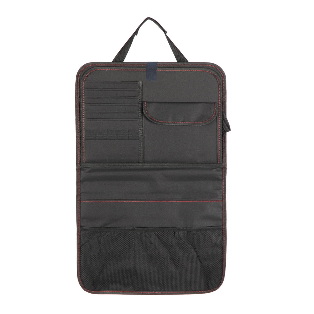 Universal Black Multi-Pocket Backseat Organizer Fits Truck, SUV and Saloon Car