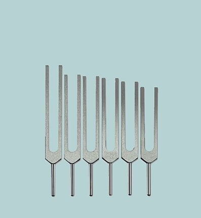 Set of 8 Tuning Fork Pythagorean Scale 