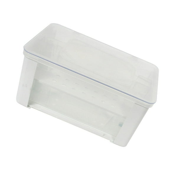 YUYUETIME 1Pack Rectangular Fish Tank for Aquariums & Accessories Simple Design 7.3X4.3X3.5in