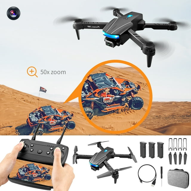Fiudx Ofertas Y Liquidación S85 Avión De Control Remoto Plegable No Aéreo Uav Quadcopter Para Evitar Obstáculos De Tres Lados
