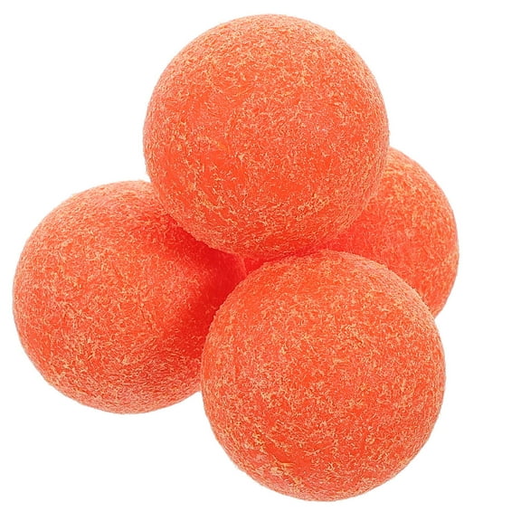 ELAYARD 4Pcs Orange Foosball Table Balls Replacement for Table Soccer Game Plastic Durable with Frosted Surface