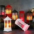thumbnail image 5 of Beautiful Lantern Decoration Battery Powered Decorative Home Decoration Mini Lantern with Flickering LED Candles Decor, 5 of 5