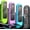 Green+Purple+Sky+Black, variant on 4PACK Case Cover for VIZIO XRT270 TV Remote Control Sleeve with Lanyard Glow in the Dark Blue Green Red