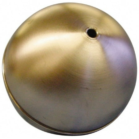 

Made in USA 4 Diam Spherical Tubed Through Connection Metal Float 1/4 Rod Thread Stainless Steel 900 Max psi 19 Gauge