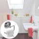 thumbnail image 5 of Kearding Soporte de rollo de papel con ventosa, estante de tejido de acero inoxidable plateado, estante de almacenamiento montado en la pared de Juegos de accesorios de baño Kearding HA014580-00, 5 of 6