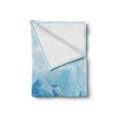 thumbnail image 2 of Abstract Soft Flannel Fleece Throw Blanket, South Style Hut Houses in the Edge of High Mountains and Big Rocks, Cozy Plush for Indoor and Outdoor Use, 60" x 80", Multicolor, by Ambesonne, 2 of 6