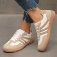 thumbnail image 6 of Dakaela Women's Retro Fashion Sneakers Classic Leopard Casual Running Walking Shoes Memory Foam Non Slip Gym Workout Trainers White Size 9, 6 of 9
