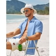 thumbnail image 3 of COOFANDY Mens Summer Shirts Linen Button Up Casual Beach Cuban Shirts Hawaiian, 3 of 6