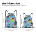thumbnail image 5 of Yiaed Pirate Marine Animals Print Drawstring Bags Drawstring Backpack Bulk String Back Pack Gym Sport Bag-Small, 5 of 5