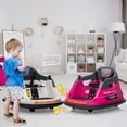 thumbnail image 6 of Electric Ride On Toddler Bumper Car, 12V Kids Bumper Car, Realistic 360° Spin, Parental Remote Control, Led Lights, Indoor & Outdoor Fun for 18+ Months Kids, 6 of 7