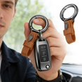 thumbnail image 1 of Keychain Pendant for Men | Car Key Holder with Hanging Ring and Rope | Alloy Leather Keychain Accessory for Keys | Waist Clip and Daily Carry Organizer, 1 of 7