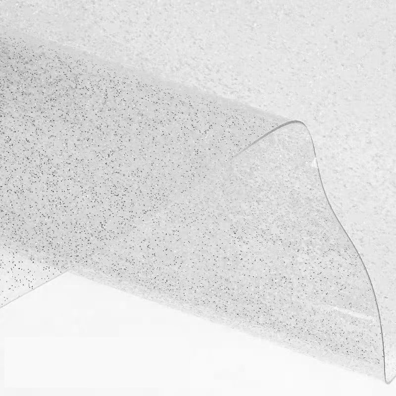 Pen+Gear Large Desk Mat, Clear Glitter, 25.98" x 14.96"