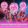 thumbnail image 6 of Lanzxjv Disco Ball, 12"/16"/20" Mirror Disco Ball for DJ Club Party Live Stage Wedding Home Decor, Light Effect Mirror Ball with Hanging Ring (Goden, Pink), 6 of 6