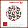 thumbnail image 2 of Haiem Rose Flowers Pattern Christmas Tree Skirt Merry Christmas Party Christmas Tree Decoration,New Year Decorations-36", 2 of 6