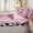 Light Pink Black, variant on Erosebridal Y2K Cowgirl Western Boot Zipper Twin Comforter Sets with Fitted Sheet and 2 Pillowcases,Disco Ball Guitar Horseshoe Zipper Bedding Set For Girls,Colorful Stars Reversible,4pcs
