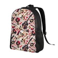 thumbnail image 2 of Disketp Guitar Skull rock Mochila Unisex de Apertura Lateral Completa, Mochila para Laptop para Escuela, Trabajo y Viajes, 2 of 8
