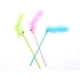 thumbnail image 3 of Cat Wand Toys, 3 PCS Interactive Cat Feather Toys Colorful Cat Teaser Wand with Bell for Indoor Cats, Kitties, 3 of 4