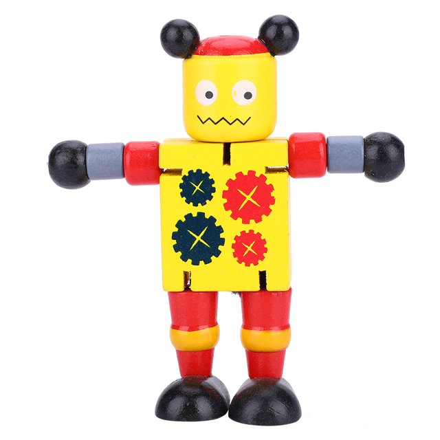 Robot de madera de juguete NikouMX personalidad lindo para niños
