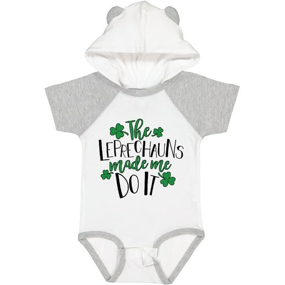 Inktastic St. Patrick's Day the Leprechauns Made Me Do It Boys or Girls Baby Bodysuit