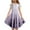 Violet, variante sur Robes Décontractées pour Filles Juniors Été Dégradé Imprimé Col Rond Manches Volantes Superposées Ligne A Décontractée Respirante Robe de Fête d'Anniversaire Usage Quotidien, Violet, 14-15 Ans