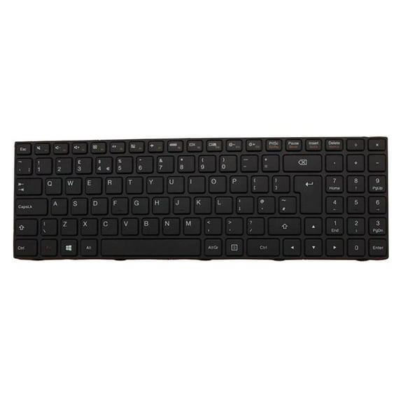 Black UK English Full Keyboard For 100 15IBY 100 15IB