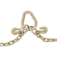 thumbnail image 4 of Grade 70 V-Chain Bridle Tow w/ 1/2" Slip Hook w/ Safety Latch & Grab Hooks at Pear Link - 3' Leg 4700 LBS WLL Tow Truck Chain for Trailer Wrecker Recovery Towing, 4 of 9