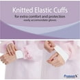 thumbnail image 5 of ProtectX (Pink 10 Pack) Disposable Breathable Polypropylene Isolation Gown with Elastic Knit Cuffs, Covered Back, Extra-Long Double Ties, Universal Size, 5 of 6