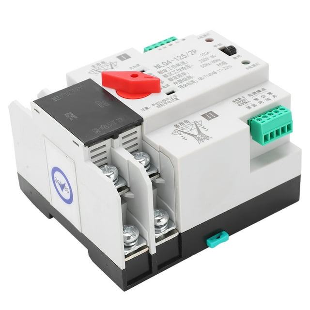 2P Switch, Durable Compact Structure Automatic Transfer Switch With 1 X User Manual For Factory 100A