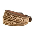thumbnail image 2 of Nocona Men's Tapered Plate Western Belt - N210001802 38, 2 of 2