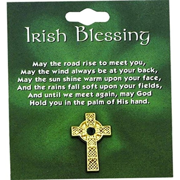 Gold Celtic Cross Tack Pin