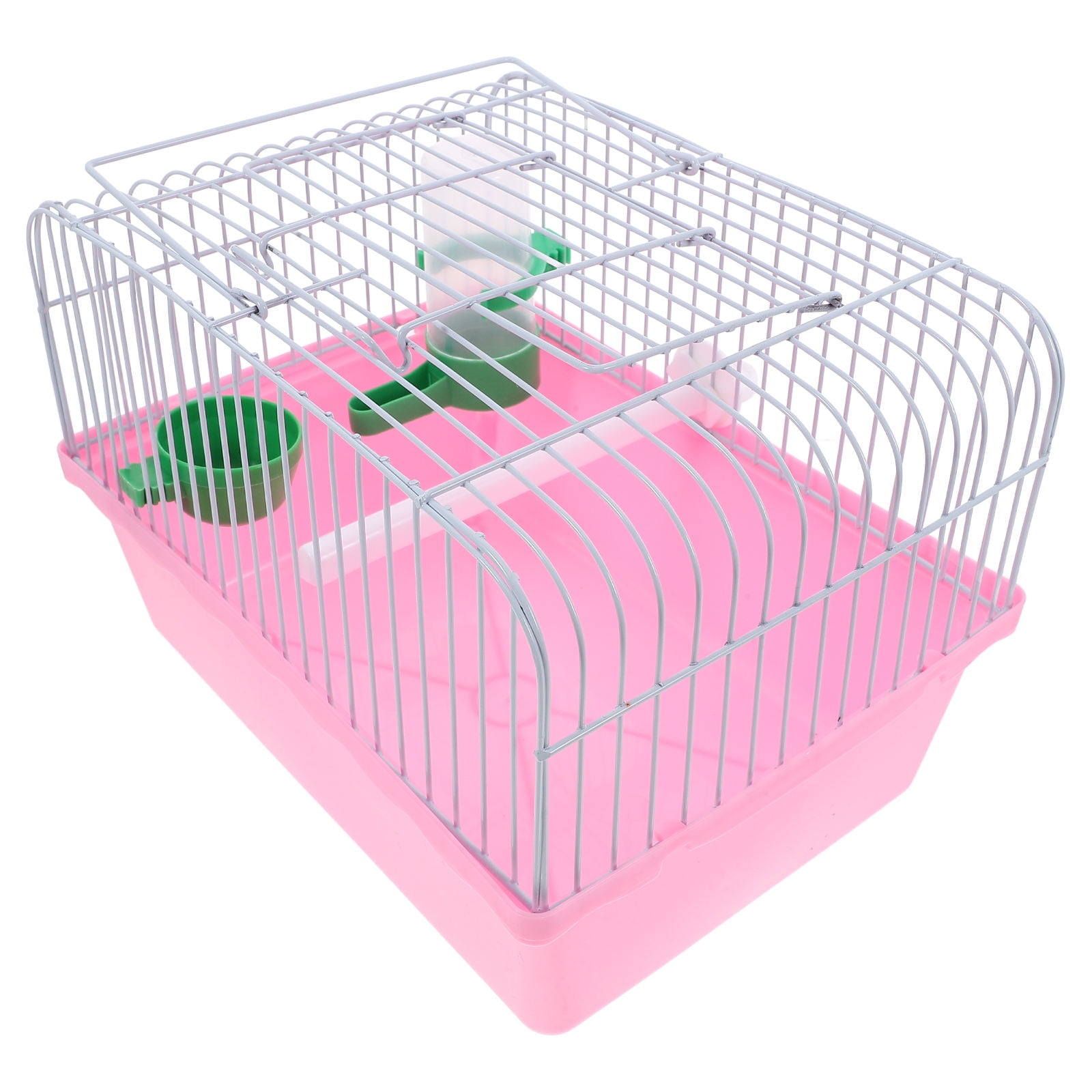 HEANUJJ Portable Small Bird Cage Made of ABS and Iron, Ideal for Travel, Outdoor Use, and Bird Safety