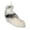 White-B, variant on 3D Cute Animal Tail Keychai 15.7 Inch, Fluffy Faux Fur Fox Tail Pendant for Bag Backpack, Realistic Cosplay Key Ring Therian Accessory for Women