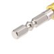 thumbnail image 4 of Juego de adaptadores de enchufe de extensión de impacto de 6 piezas de 1/4", 3/8", 1/2", punta hexagonal de 1/4" para taladros eléctricos (plata), 4 of 4