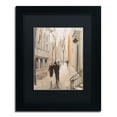 thumbnail image 2 of Trademark Fine Art "Village Promenade Neutral" Canvas Art by Julia Purinton, Black Matte, Black Frame, 2 of 5