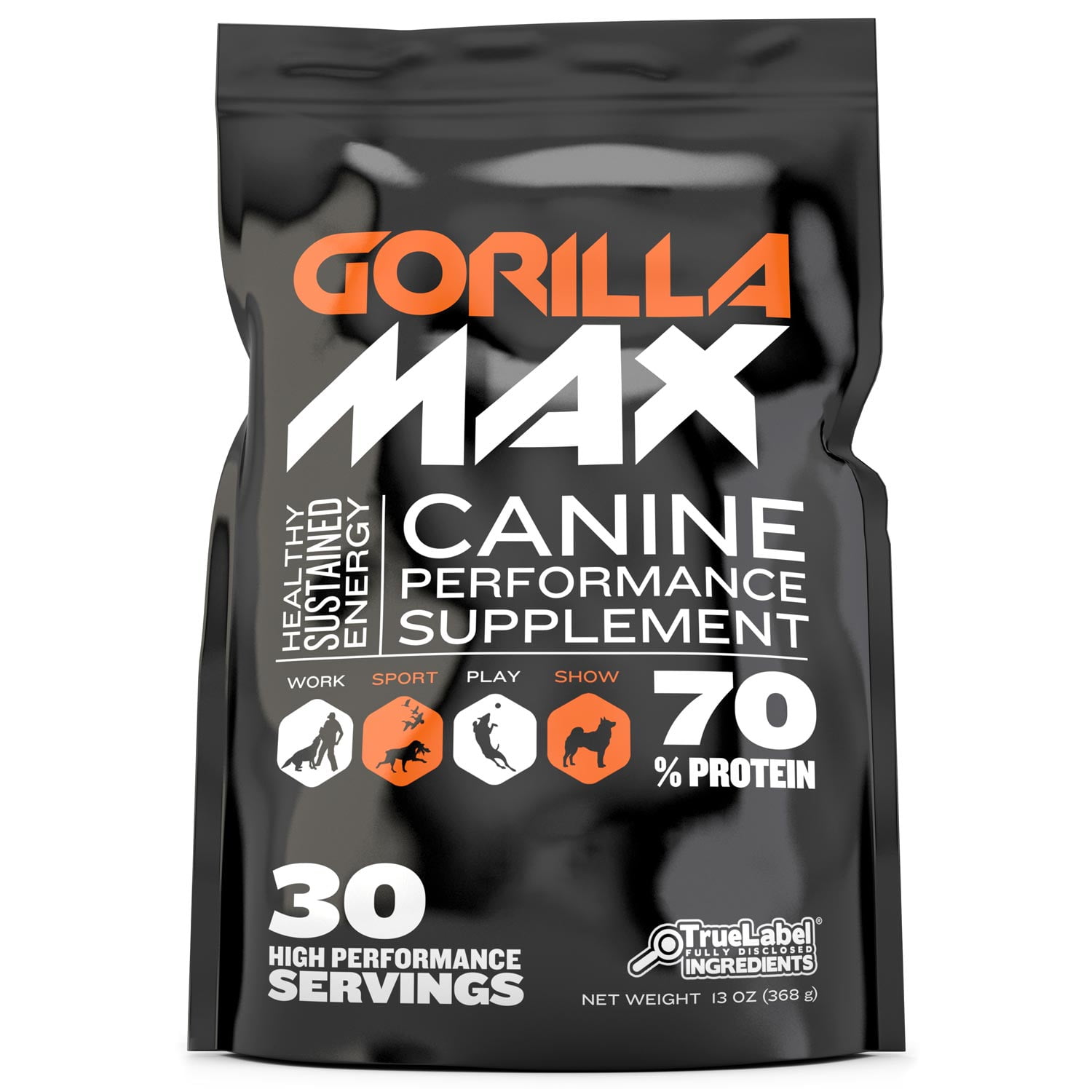 Gorilla Max Muscle Builder For Dogs 30 Servings Walmart Com