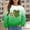 White, variant on Boys Girls St. Patrick's Day Sweatshirt Long Sleeve Shirts Loose Pullover Crew Neck Clothes 1-12 Years Army Green 1-2 Years