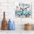 thumbnail image 3 of Square Clock Gold Clock 7.78 *7.78 Inch Decorative Clock Creative Clock Dual-Purpose Clock Wall Clock Clock Decorate Your Space Cute Easter Bunny, 3 of 9