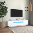 thumbnail image 3 of vidaXL TV Stand with LED Lights Entertainment Center Media Unit Sideboard, 3 of 77