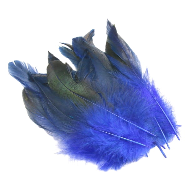 Plumas para manualidades BLESIY 50 Uds Azul