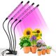 thumbnail image 1 of Luz de crecimiento vegetal interior led, luz de crecimiento vegetal encendida y apagada automáticamente en todo el espectro, con cronómetro 3 / 9 / 12h, 1 of 5
