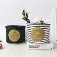 thumbnail image 3 of Water-Resistant Lovely Cloth Art Storage Bucket Foldable Makeup Storage Basket Small Desktop Organizer, 3 of 8