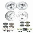 thumbnail image 2 of PowerStop Front and Rear Z23 Evolution Sport Carbon-Fiber Ceramic Brake Pad and Drilled & Slotted Rotor Kit Fits: MITSUBISHI Select Models K8461, 2 of 3