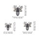 thumbnail image 2 of KAKOWELY 1 De Pared Con Pegatinas De Abejas 3D Removibles En Color Negro Para, 2 of 8